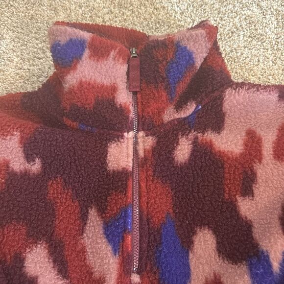 Eddie Bauer We Wander Fleece 1/4-Zip | Small | Dark Berry - Picture 7 of 9